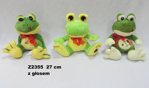 Z2355 ŻABA MIX 3 ASST Z GŁOSEM 27 CM