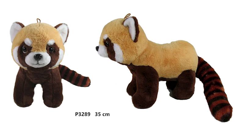 P3289 PANDA CZERWONA 35 CM