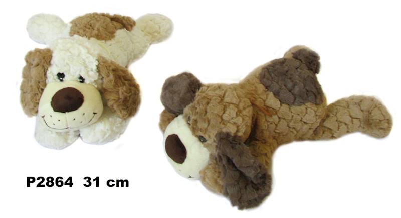 P2864 PIES LEŻĄCY 2KOL 31 CM