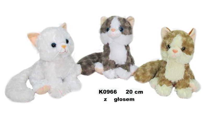 K0966 KOT / GŁOS 20 CM
