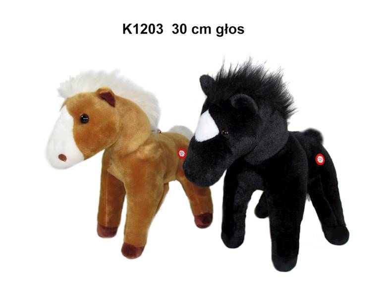 K1203 KOŃ 2 KOL GŁOS 30 CM