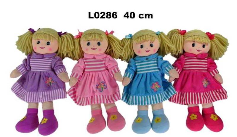 L0286 LALKA SZMACIANKA DZIEWCZYNKA 40 CM