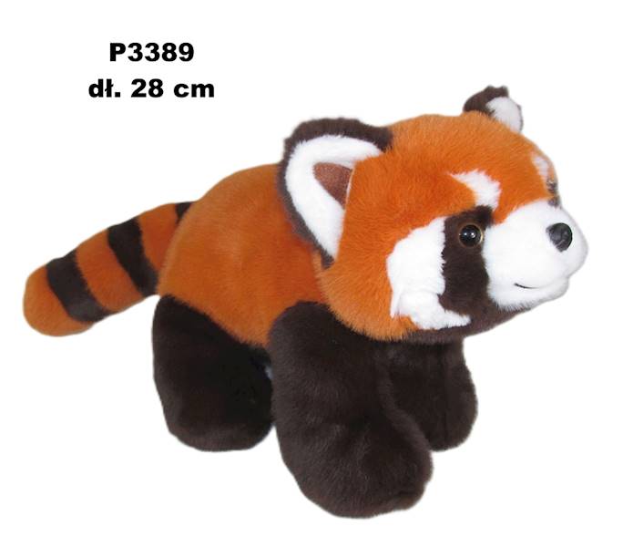 P3389 PANDA CZERWONA 28 CM