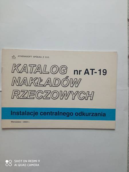 KNR AT-19  Instalacje centralnego odkurzania