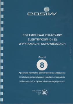 Egzamin kwalif.Zeszyt 8 COSIW