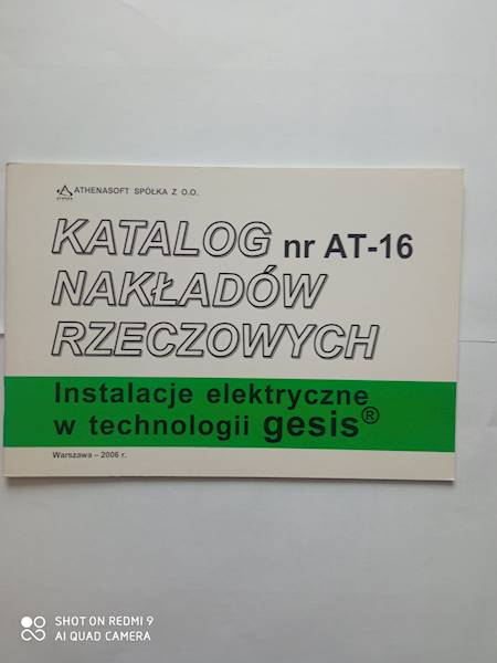 KNR AT-16 Instalacje elektryczne w technologii gesis