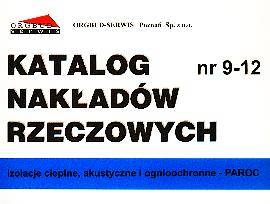 KNR 9-12 Orgbud Izolacje cieplne, akustyczne i ogniochronne - PAROC
