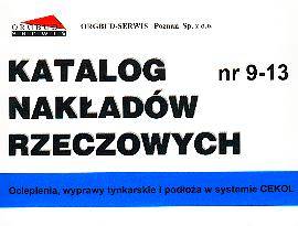 KNR 9-13 Orgbud Ocieplenia, wyprawy tynkarskie i podłoża w systemie CEKOL