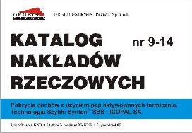 KNR 9-14 Orgbud Pokrycia dachów z użyciem pap aktywowanych termicznie. Technologia Szybki Syntan SBS - ICOPAL SA