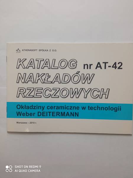 KNR AT-42 Okładziny ceramiczne w technologii Weber DEITERMANN 