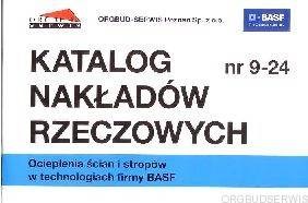 KNR 9-24 Orgbud Ocieplenia ścian i stropów w technologiach firmy BASF