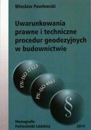 Uwarunkowania prawne i techn procedur geodezyjnych 2014