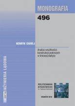 Analiza wrażliwości konstrukcji prętowych w liniowej statyce
