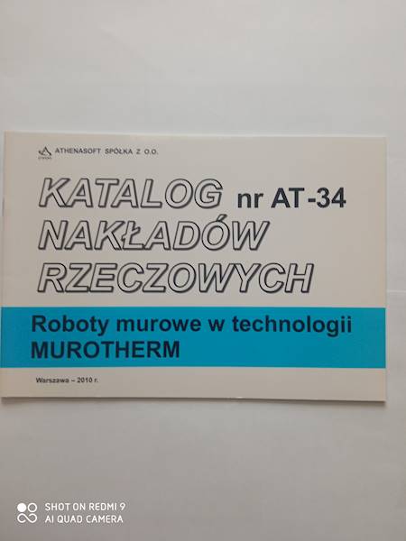 KNR AT-34 Roboty murowe w technologii MUROTHERM