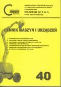 Cennik maszyn i urządzeń 40 WACETOB 2017