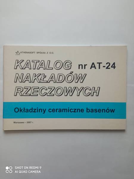 KNR AT-24 Okładziny ceramiczne basenów