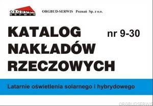 KNR 9-30 Orgbud Latarnie oświetlenia solarnego i hybrydowego