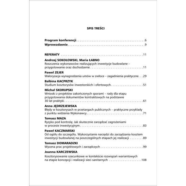 Istotne aspekty procesu inwestycyjnego w praktyce-umowa,wynagrodzenie,waloryzacja,ryzyka