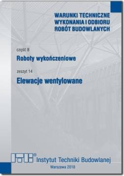 Instrukcja ITB część B zeszyt 14 Elewacje wentylowane