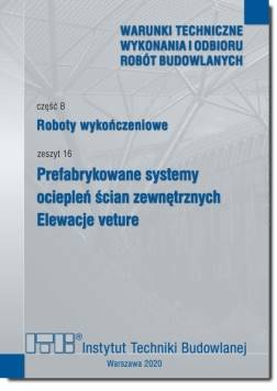 Instrukcja ITB część B zeszyt 16 2020 Prefabrykowane systemy ociepleń