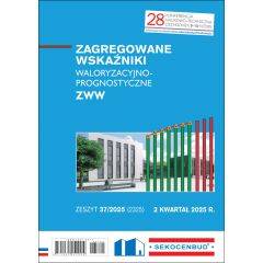 SEKOCENBUD Zagregowane wskaźniki waloryzacyjno-prognostyczne ZWW 2 kw 2025 rok