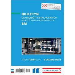 SEKOCENBUD Biuletyn cen robót instalacyjnych BRI 3 kw. 2025 rok