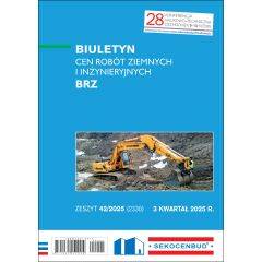 SEKOCENBUD Biuletyn cen robót ziemnych i inżynieryjnych BRZ 3 kw. 2025 rok