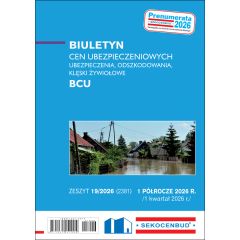 SEKOCENBUD Biuletyn Cen Ubezpieczeniowych BCU 1 półrocze 2026 rok