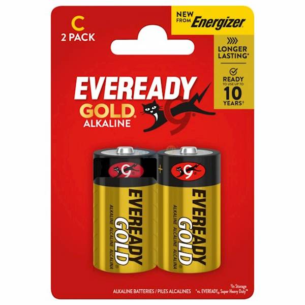 BATERIA LR14 - 2szt EVEREADY GOLD alkal.