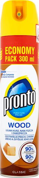 PRONTO 300ml spray do mebli BRĄZOWE do drewna