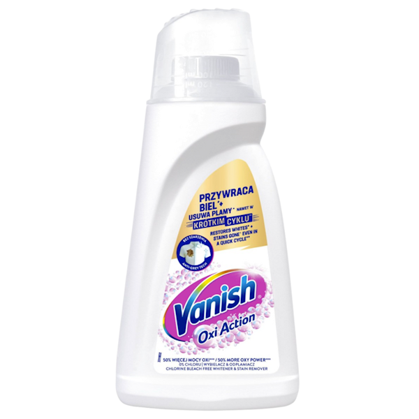 VANISH Oxi Action 1L WHITE wybielacz biały/12/