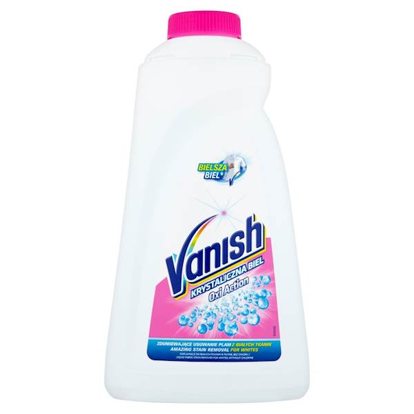 VANISH Oxi Action 1L WHITE odplamiacz wybielacz