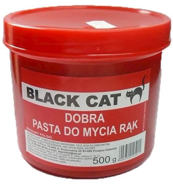 BLACK CAT czerwona - PASTA BHP do rąk 500g /18