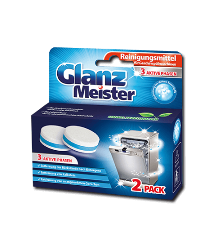 GLANZ MAISTER tabl.czyszczące do zmywarek op.2szt