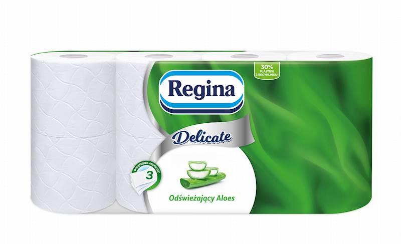 REGINA ALOE VERA Delicate papier toal.8szt 3w /7/