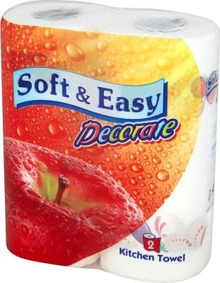 RĘCZNIK SOFT&EASY -NADRUK- op.2szt /24/