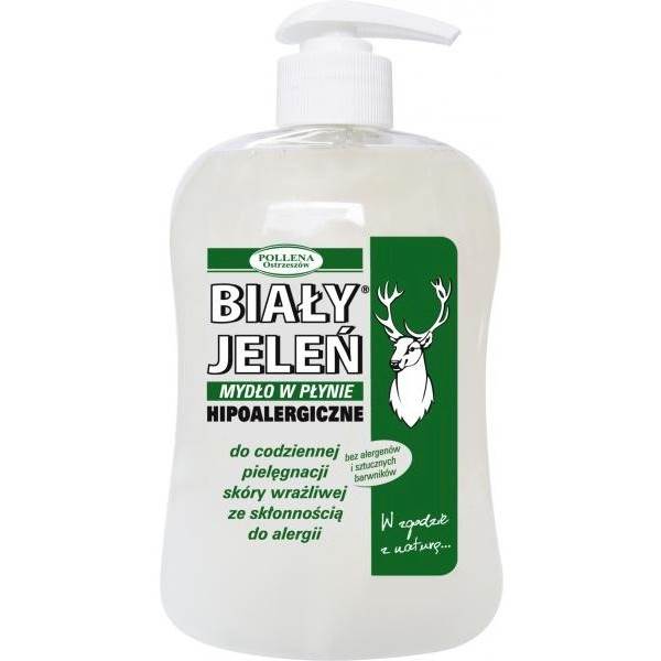 BIAŁY JELEŃ mydło w płynie 500ml dozownik /6/