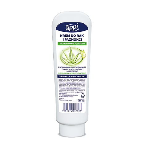 APPI krem do rąk 100ml gliceryna,aloes,silik....86