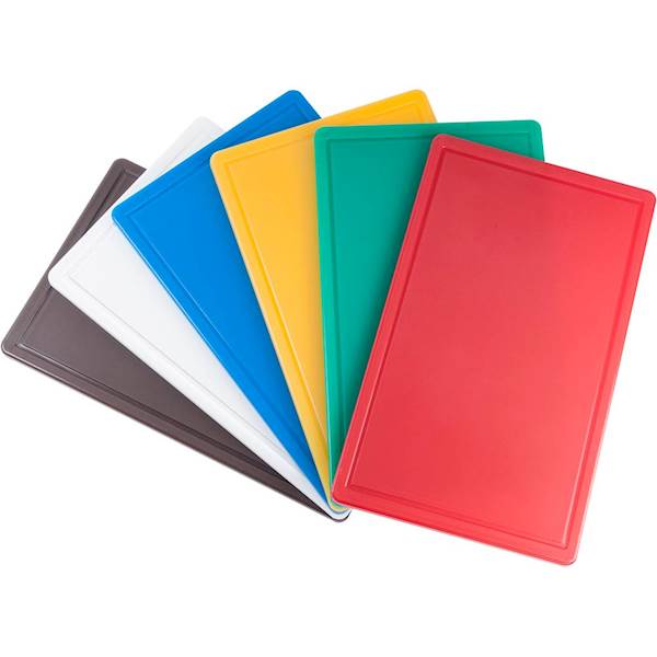 Deska do krojenia HACCP 450x300mm 341456 brązowa
