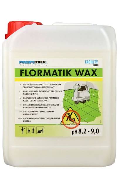FLORMATIK WAX 5L antypoślizgowy czyszczący środek
