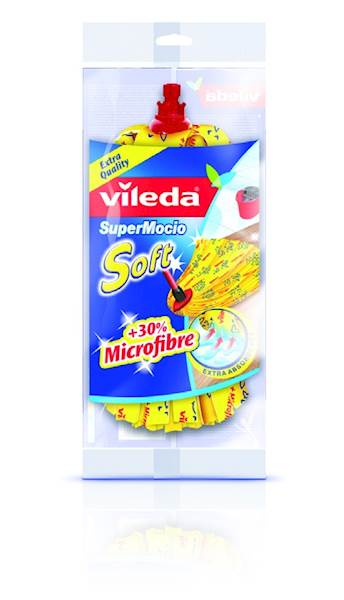 VILEDA MOP SuperMocio Soft żółte paski /ZAPAS/