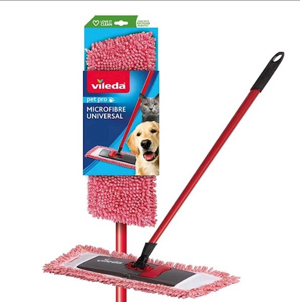 VILEDA MOP płaski UNIVERSAL pro pet + KIJ 