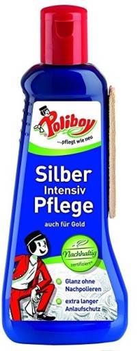 POLIBOY mleczko 200ml SREBRO i ZŁOTO prep.czyszcz.