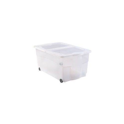 POJEMNIK 100L TRANSPARENT NA KÓŁKACH Curver