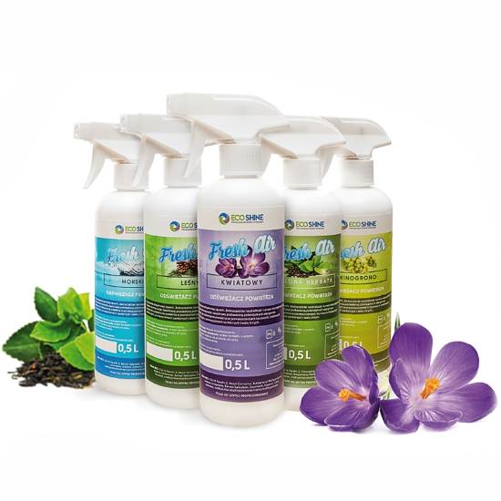 FRESH AIR odświeżacz 500ml spray MIX Eco Shine