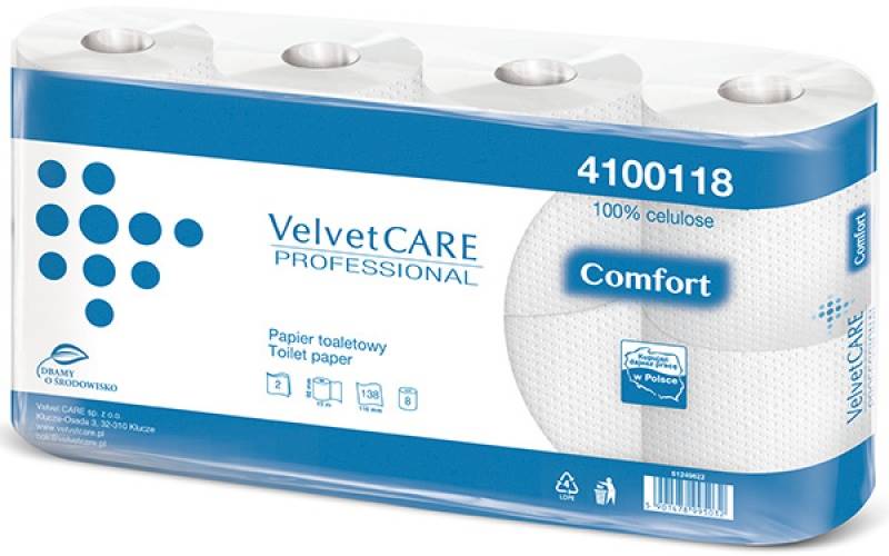 VELVET CLASSIC papier toalet. 8szt 2w /6/