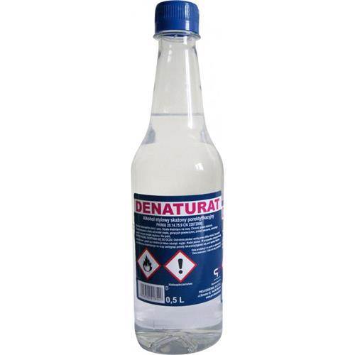 DENATURAT 500ml fiolet/biały szkło/plastik /15/