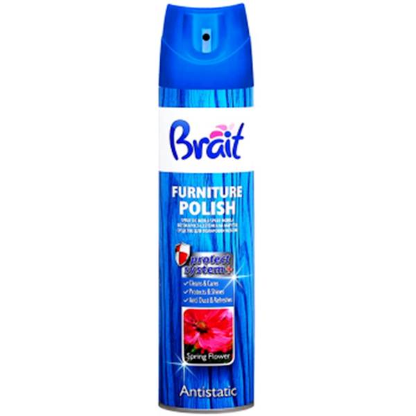 BRAIT ANTISTATIC do mebli 350ml SPRAY niebieski