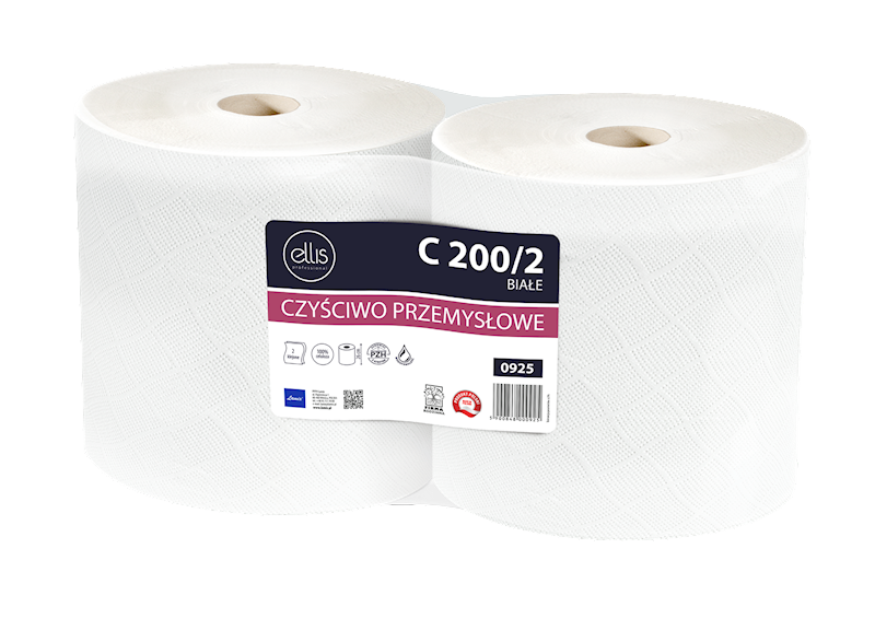 CZYŚCIWO BIAŁE C200/2 celuloza -2 rolki  0925 2szt