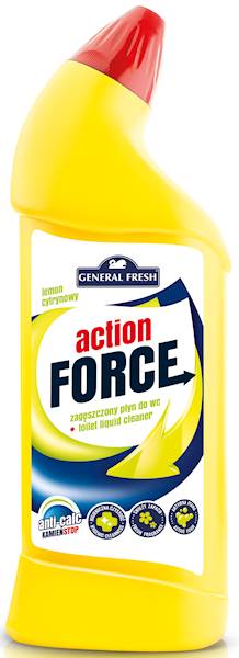 GENERAL FRESH 1L ACTION FORCE płyn do WC CYTRYNA